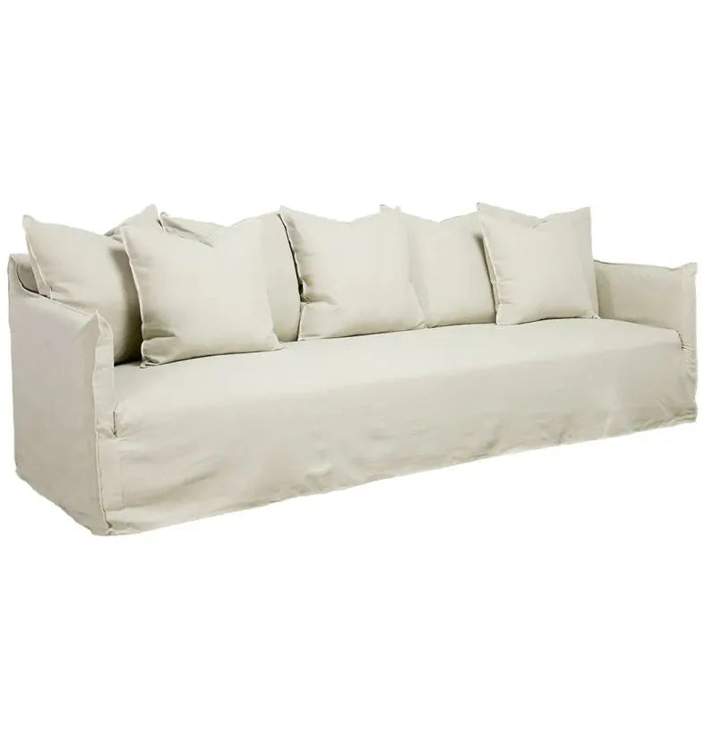 Como Linen Sofa Oatmeal- 3.5 seater