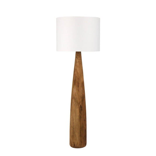 Samson Wood Floor Lamp White