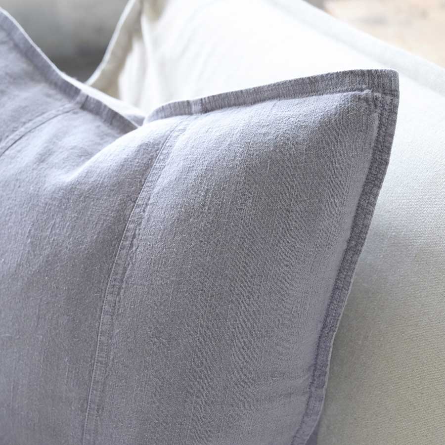 Luca Linen Cushion - Slate