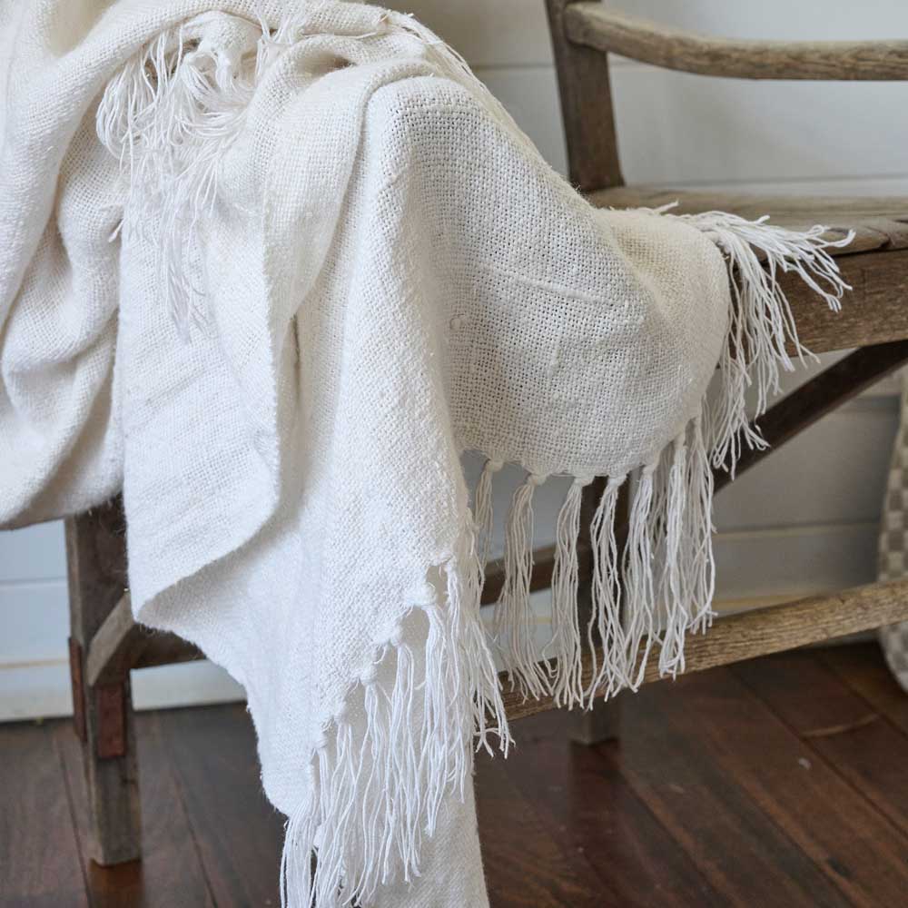 Bedouin Over Sized Throw - Ivory