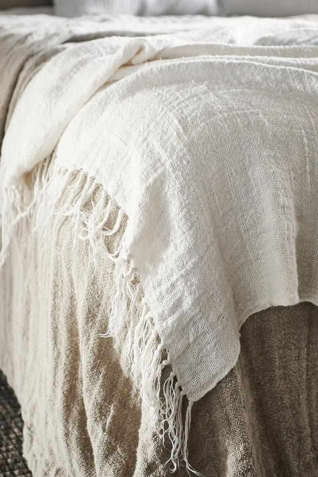 Bedouin Over Sized Throw - Ivory