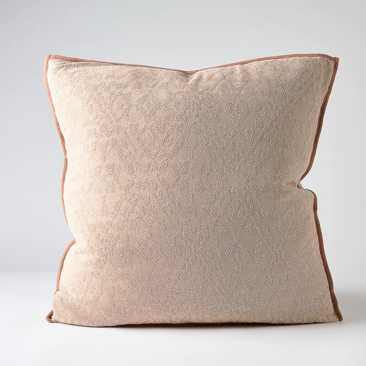 Helga Cushion - Clay/Off-White