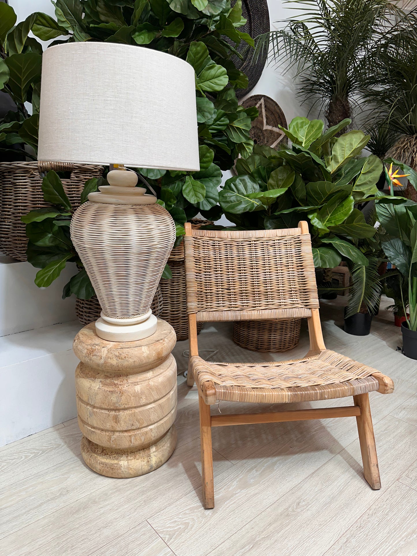 Rattan Table Lamp