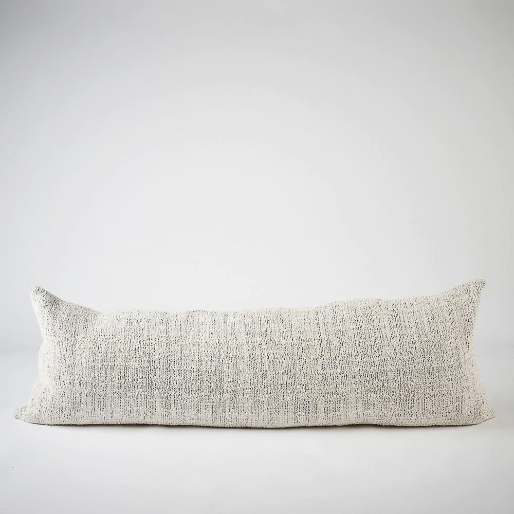 Ida Lumbar Cushion - Off White/Slate