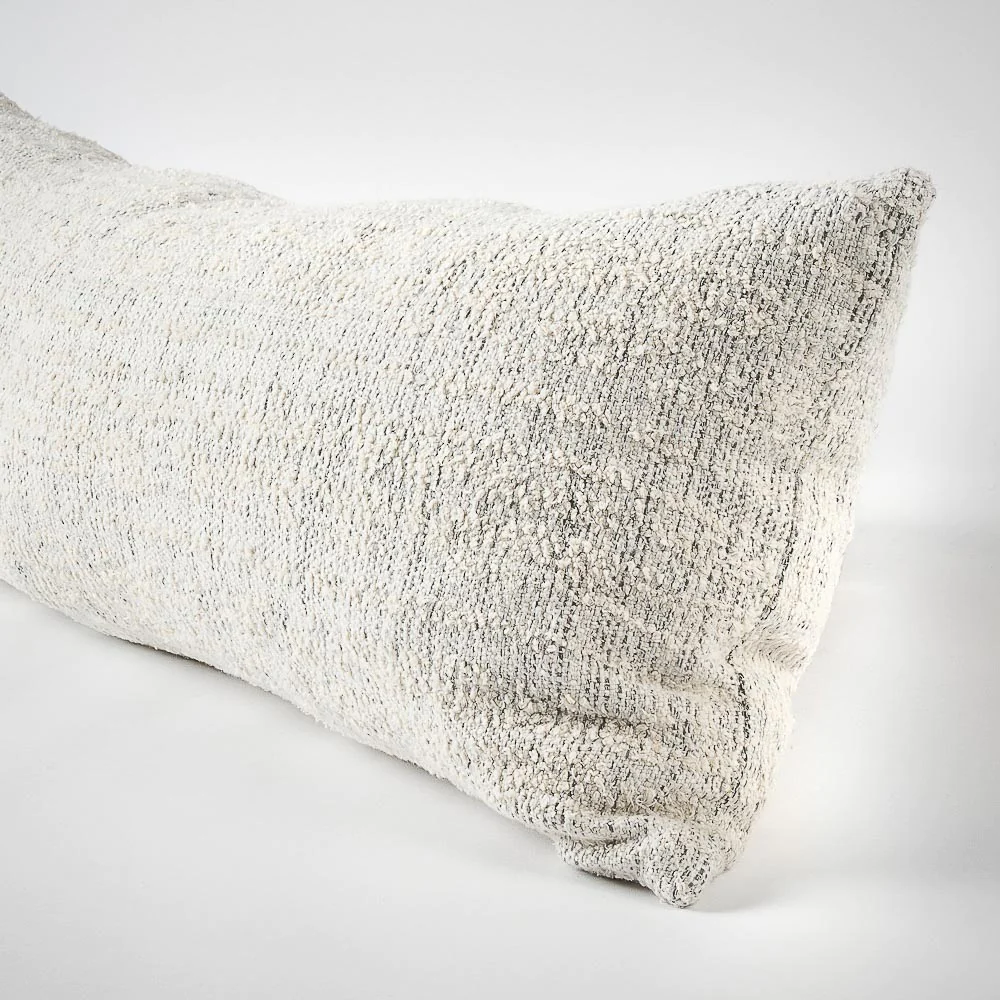 Ida Lumbar Cushion - Off White/Slate