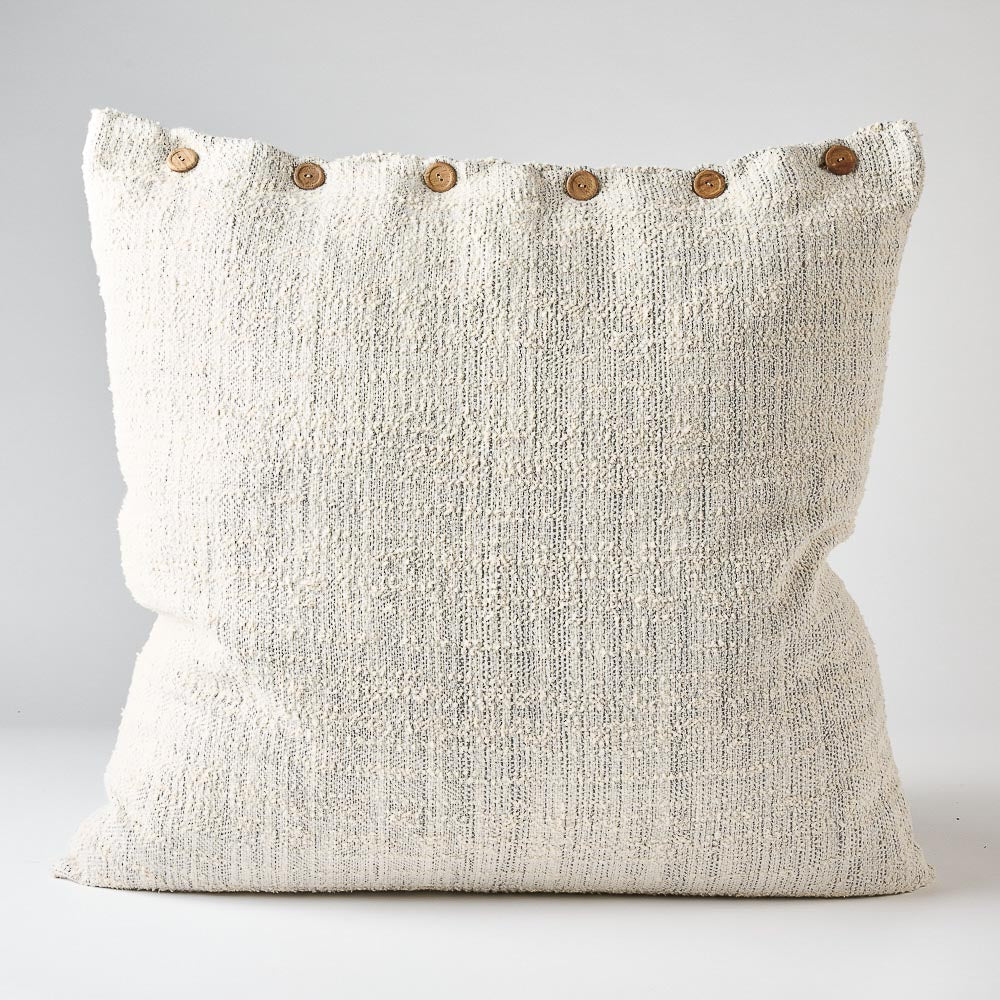 Ida Floor Cushion - Off White/Slate