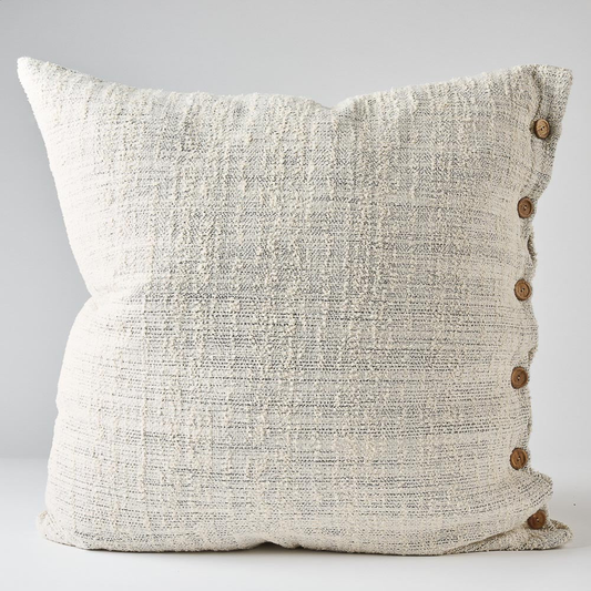 Ida Floor Cushion - Off White/Slate