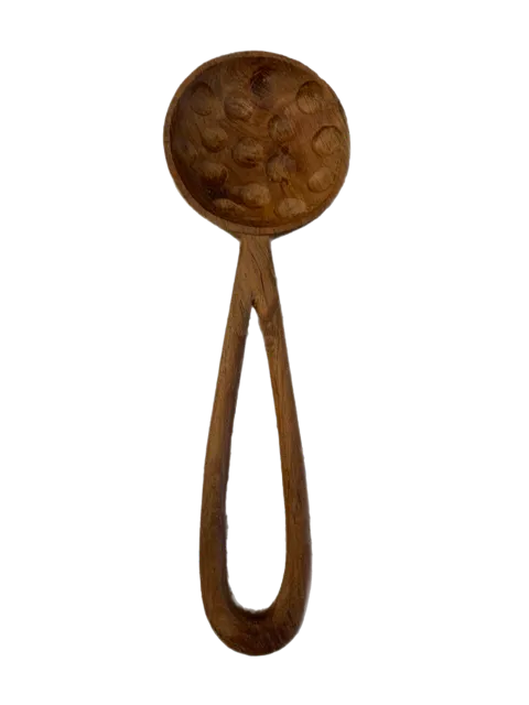 Lekuk Teak Salad Spoon - Two Varieties