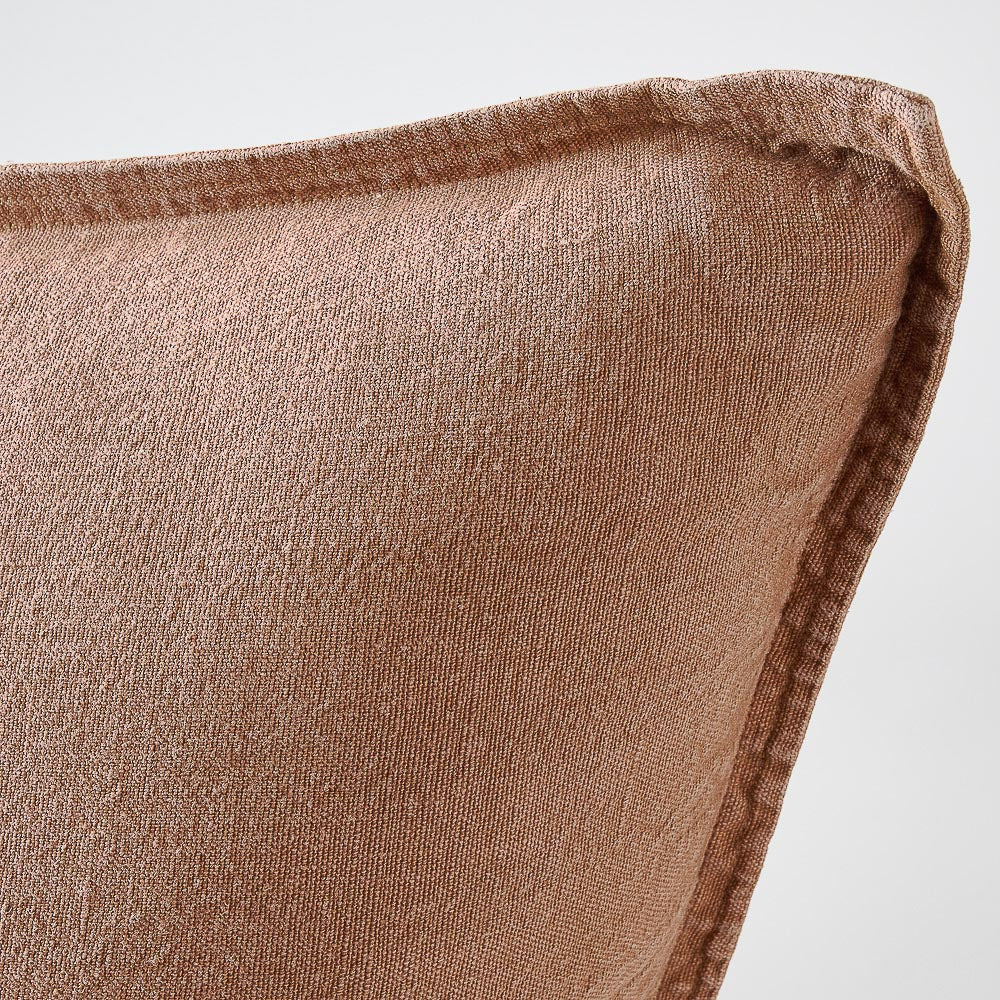 Luca Linen Cushion - Clay