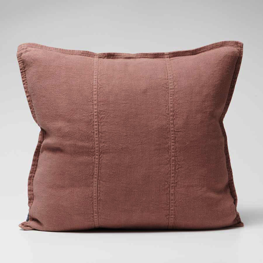 Luca Linen Cushion - Desert Rose