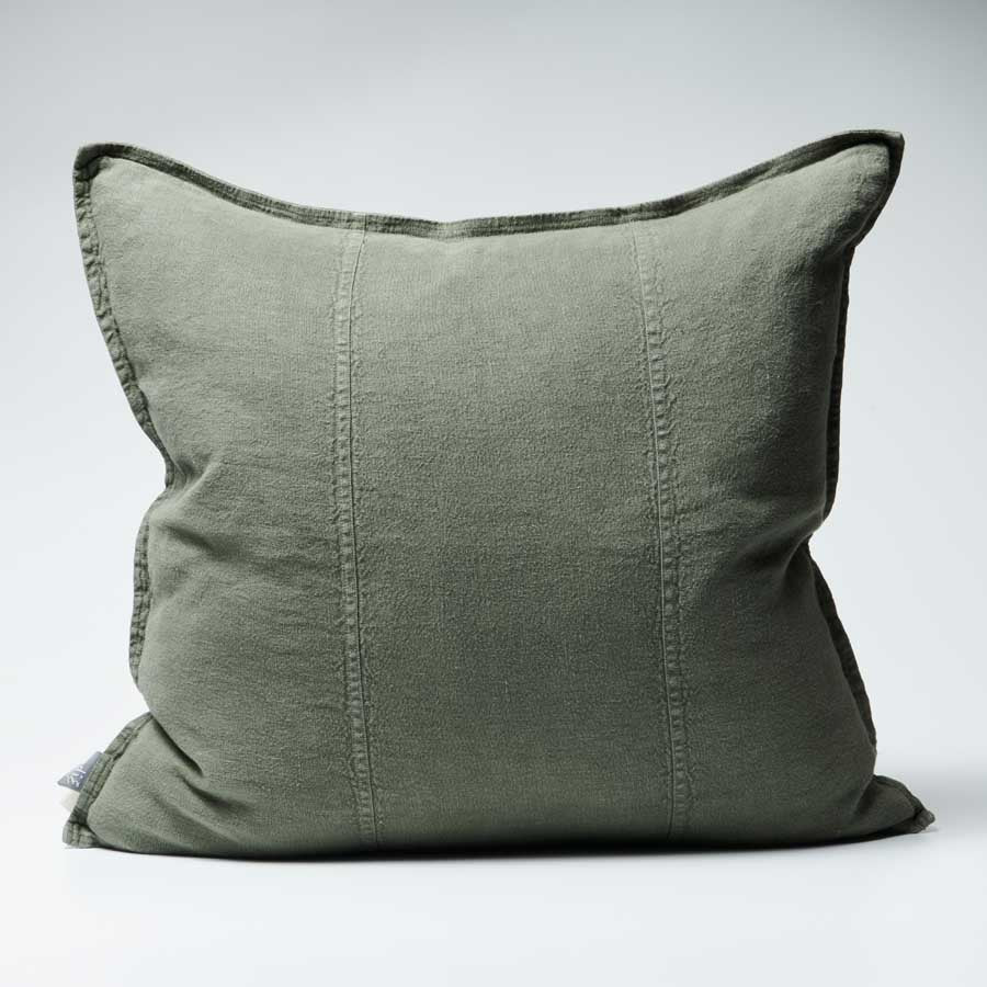 Luca Linen Cushion - Khaki