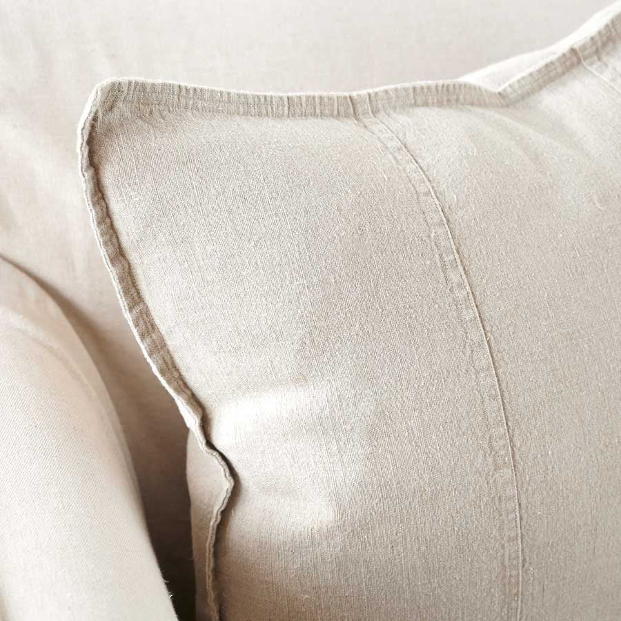 Luca Linen Cushion - Natural