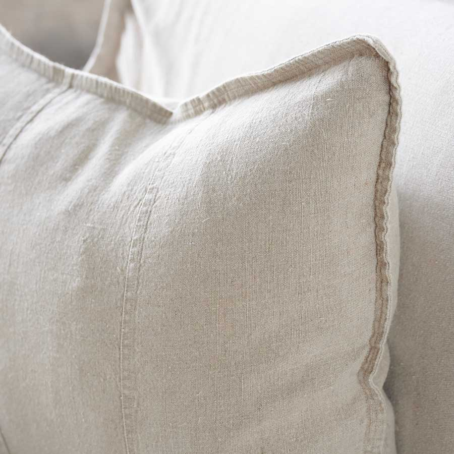 Luca Linen Cushion - Natural