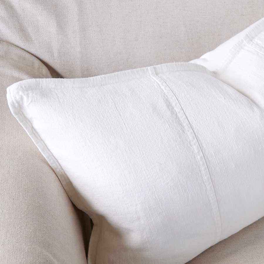 Luca Linen Cushion - Off White