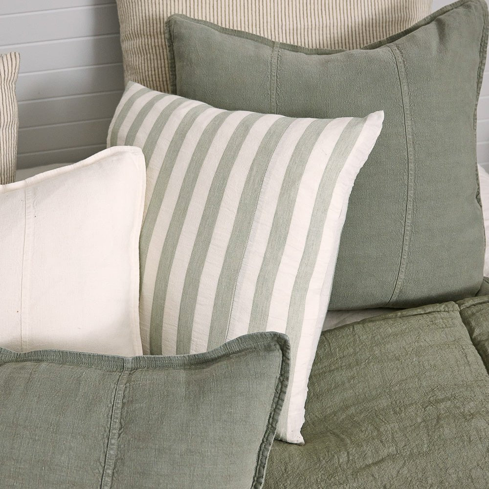 Luca Linen Cushion - Pistachio