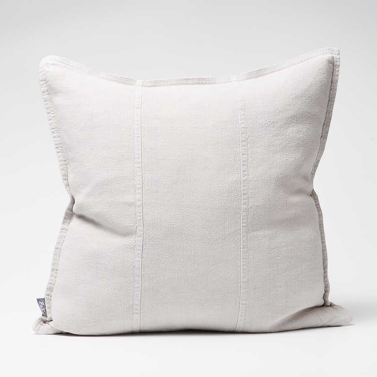 Luca Linen Cushion - Silver Grey