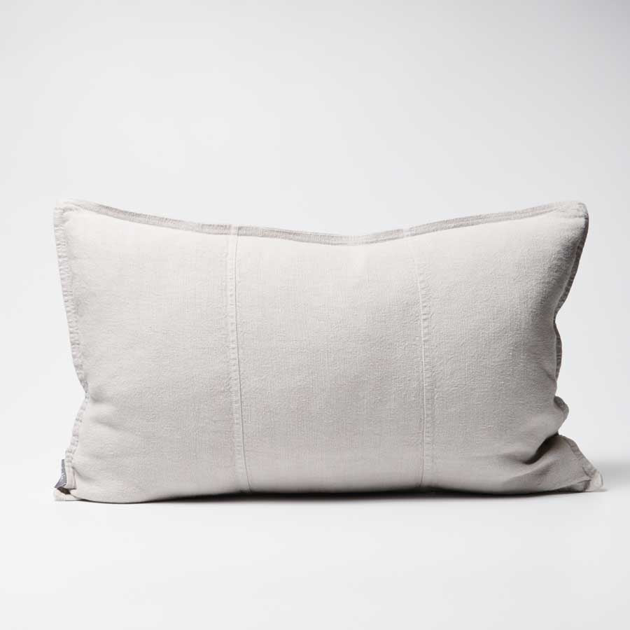 Luca Linen Cushion - Silver Grey