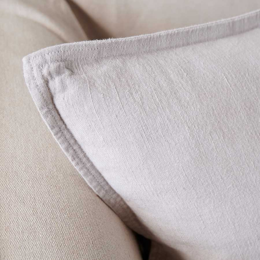 Luca Linen Cushion - Silver Grey