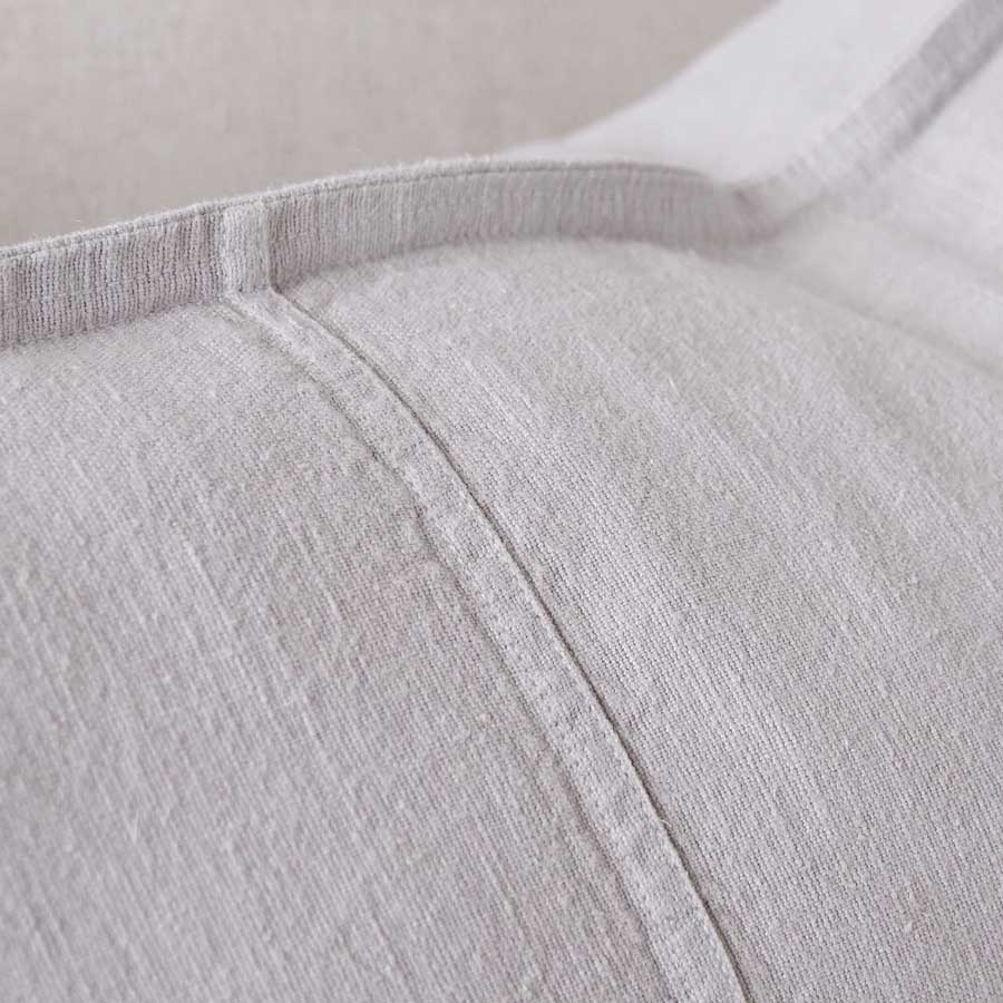 Luca Linen Cushion - Silver Grey