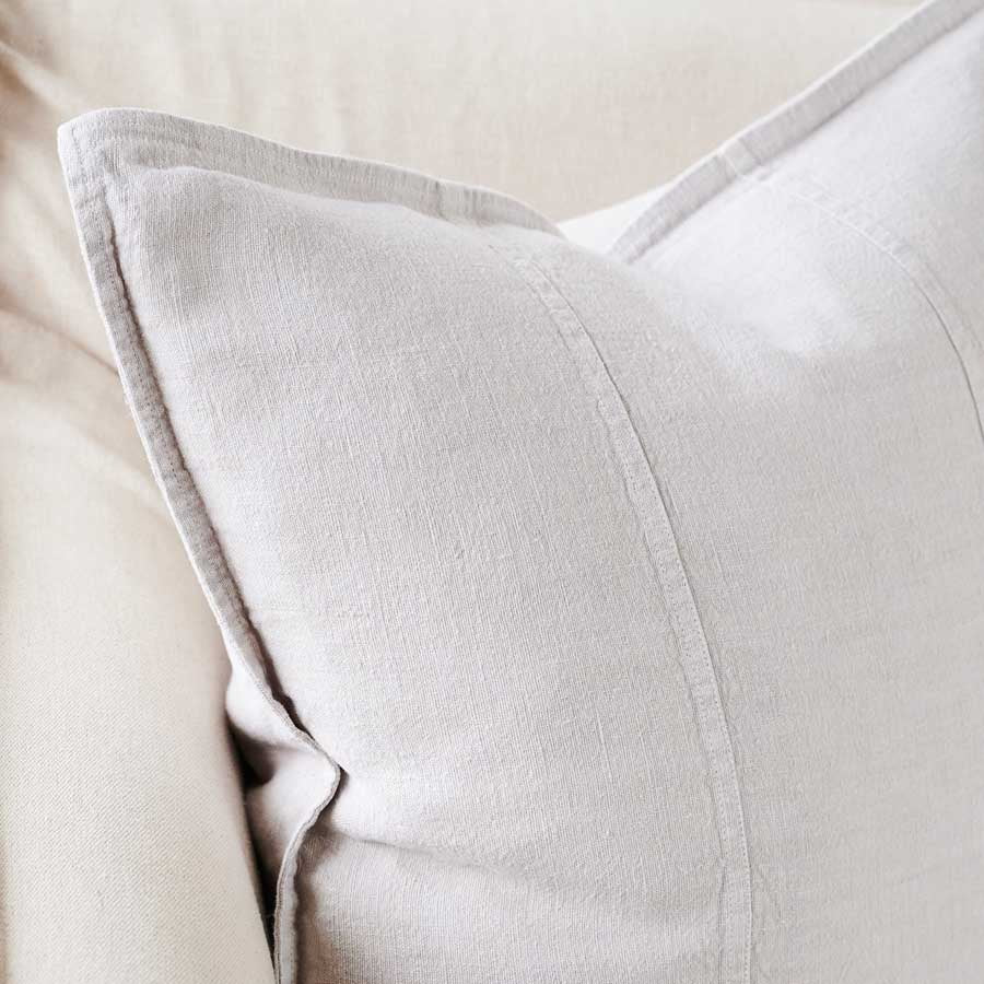 Luca Linen Cushion - Silver Grey