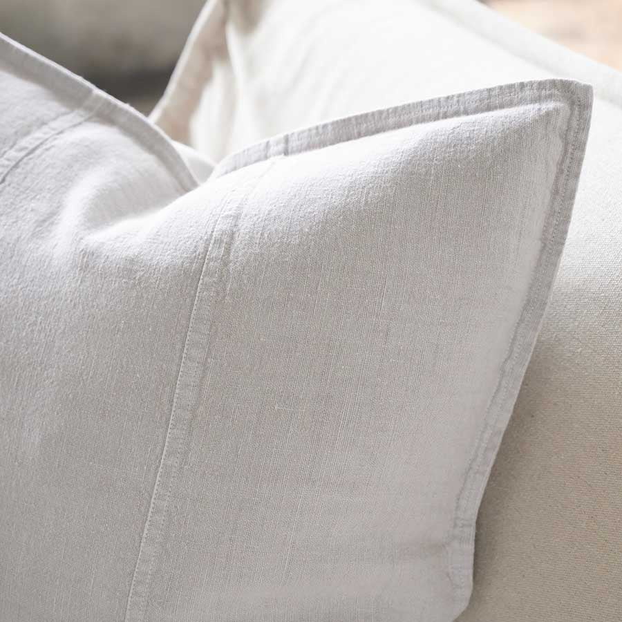 Luca Linen Cushion - Silver Grey