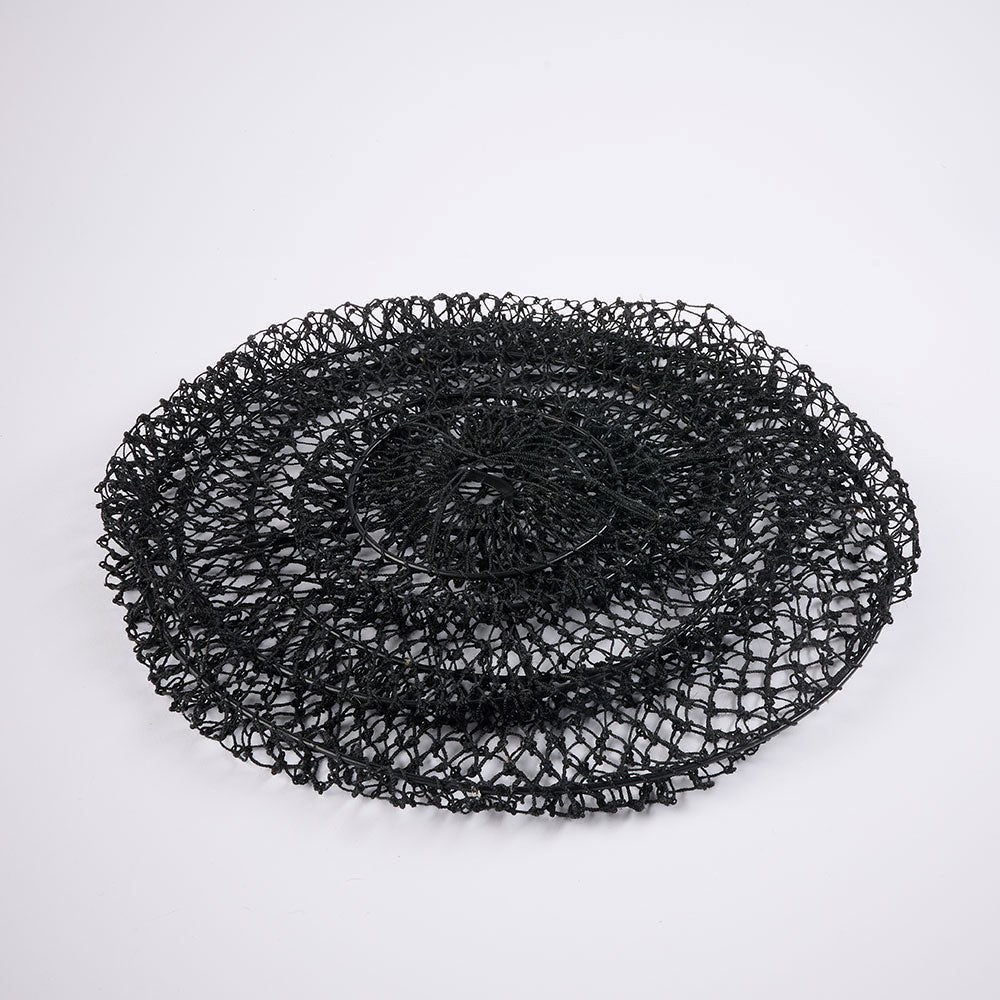 Marina Jute Lamp Shade - Black