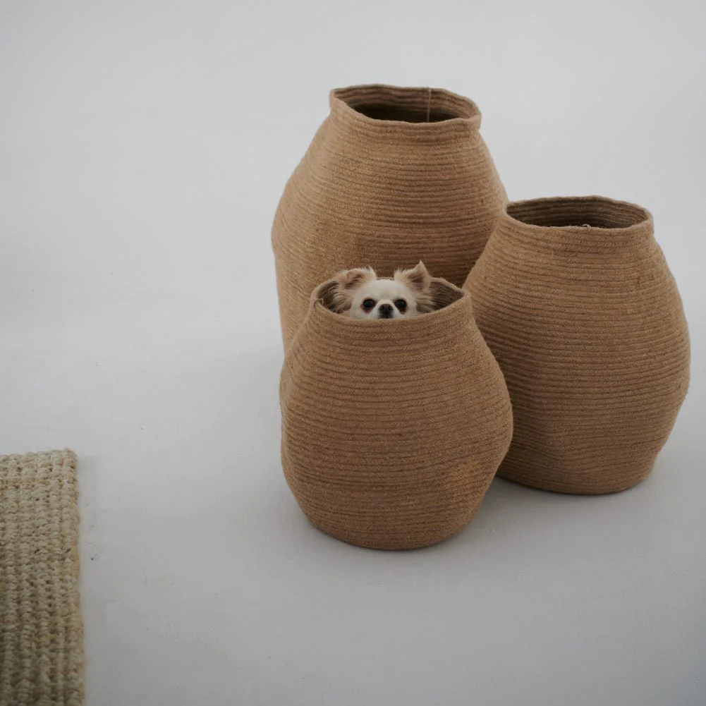 Vaso Jute Floor Baskets